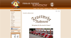 Desktop Screenshot of feuerwehr-rathenow.de